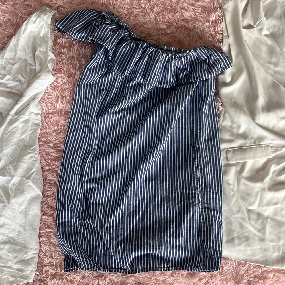 Linen, blazer and cotton summer dress size small/xs